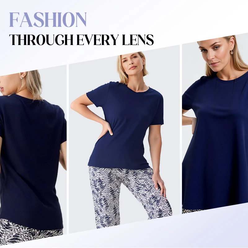 Liesbeth | Set met effen top en tie-dye broek