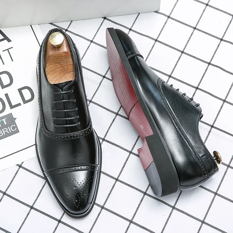 Maarten | Oxford brogue van leer