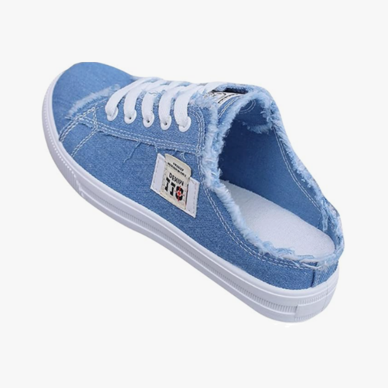 Margriet | Denim sneaker zonder hiel