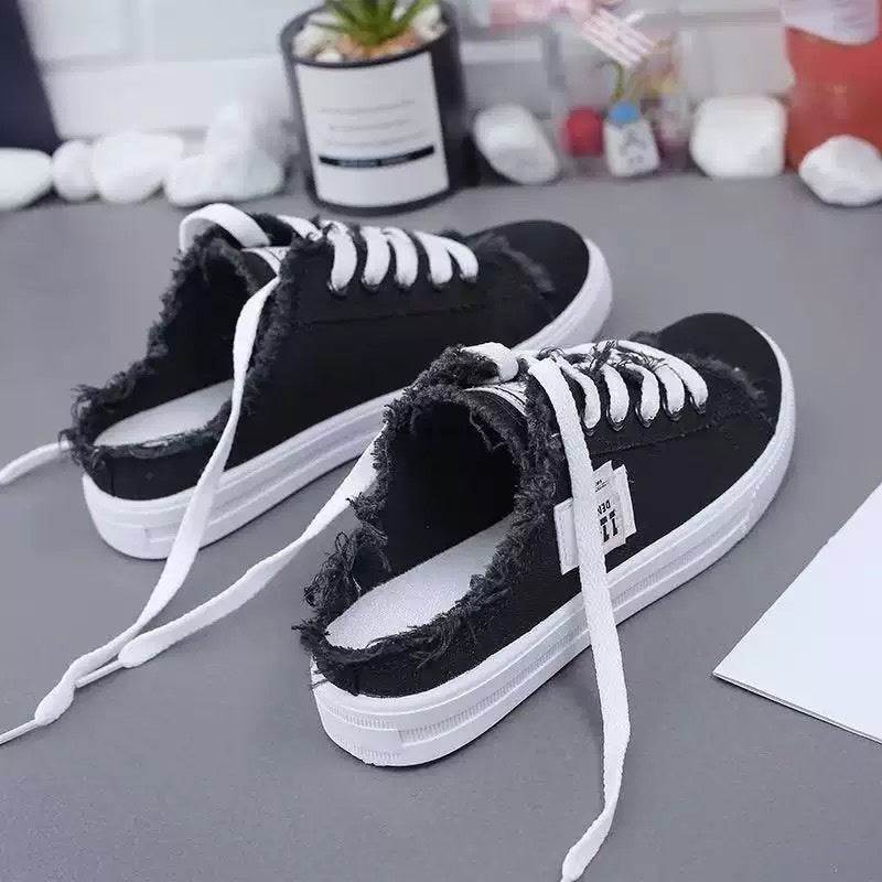 Margriet | Denim sneaker zonder hiel