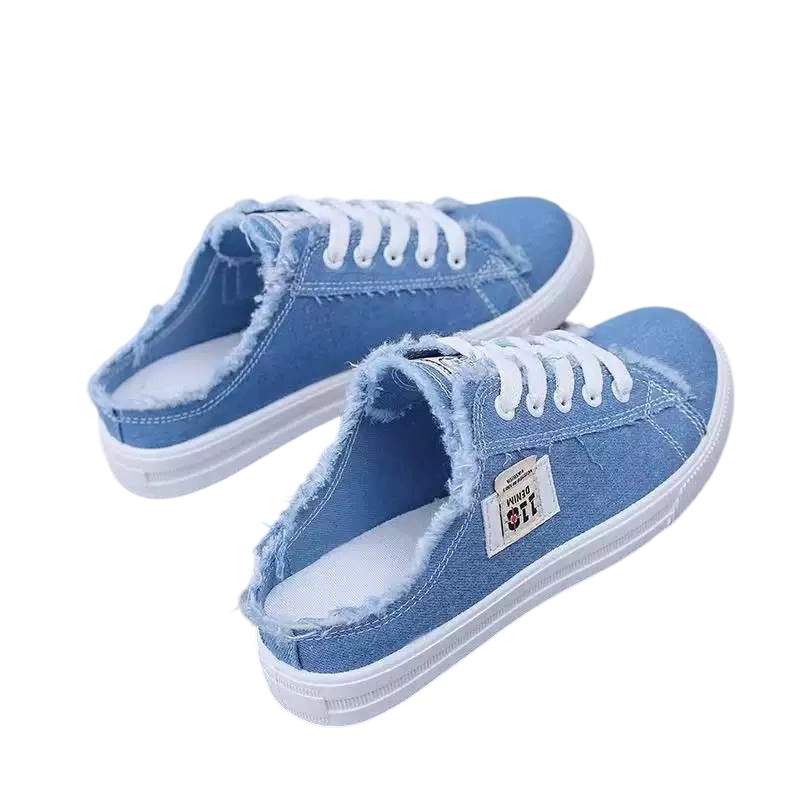 Margriet | Denim sneaker zonder hiel